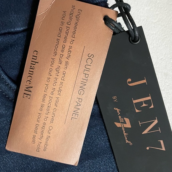 NWT 7 For All Mankind Jen Ankle Skinny Dark Blue Jeans Size 6 - Picture 6 of 12